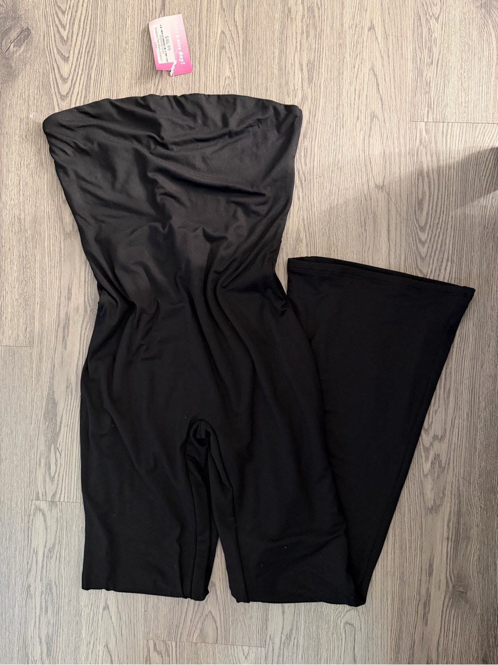 Strapless Black Jumpsuit for Women